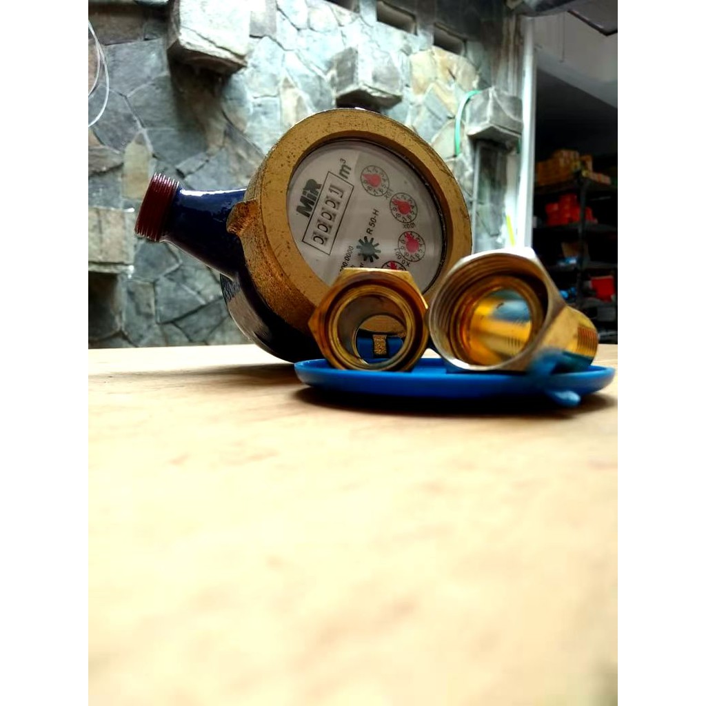 Meteran Air Besi Water Meter Besi SNI Untuk PDAM 1/2 inch