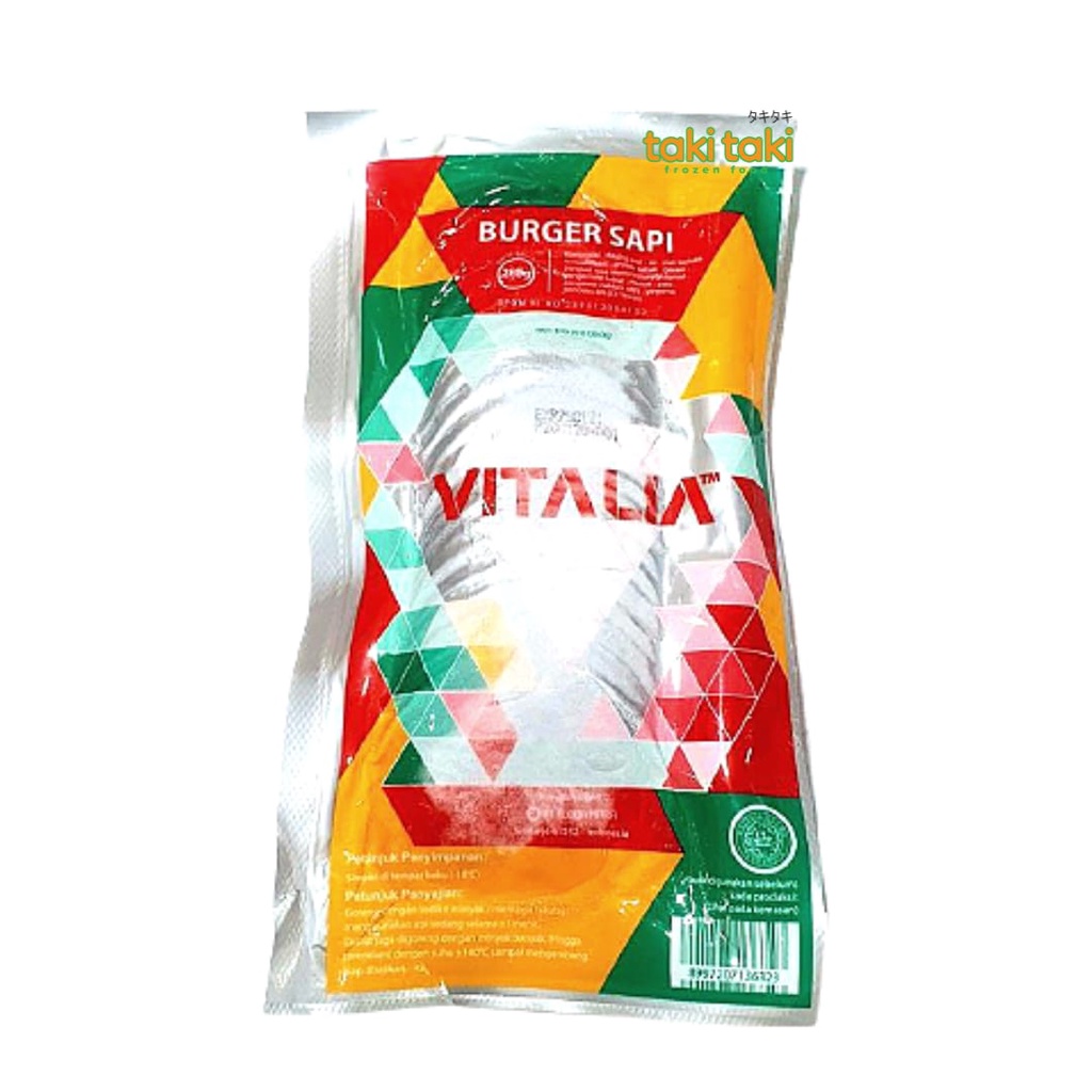 

Vitalia Burger Mini isi 20, Burger Sapi Mini, Burger Sapi Enak kemasan 280gram