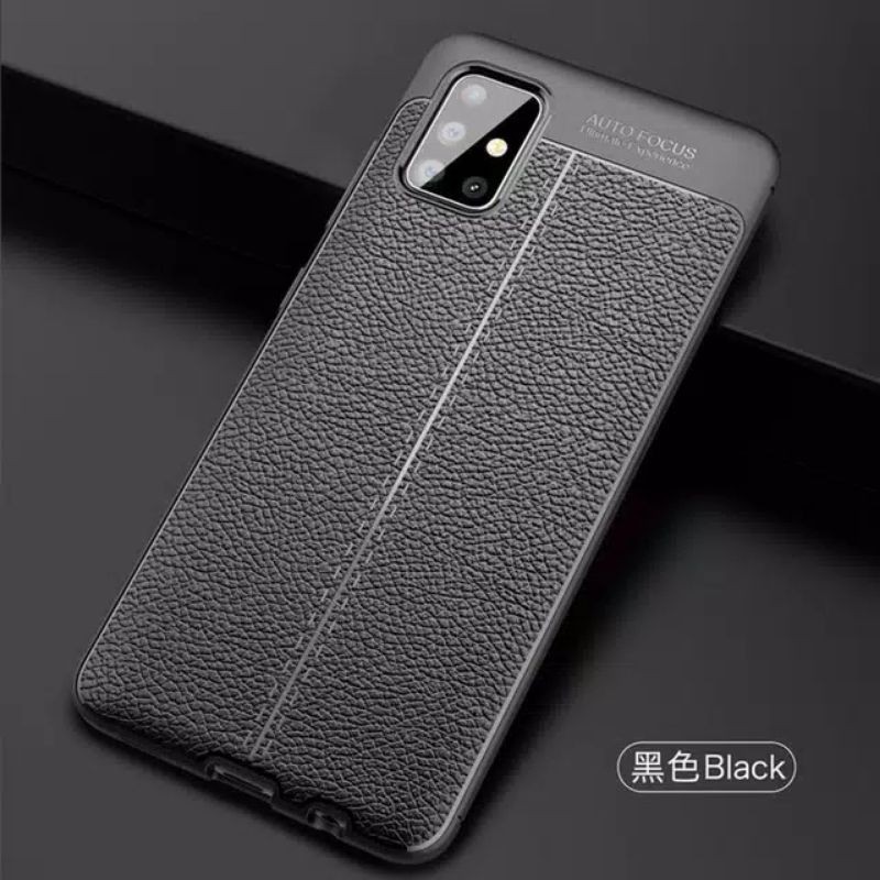 Case Autofokus Realme C11 C12 C15 C17 7 7i 7 Pro 6i Leather Case - Casing