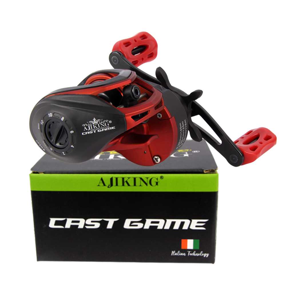 Ajiking Cast Game. Baitcasting Reel. Left Handle