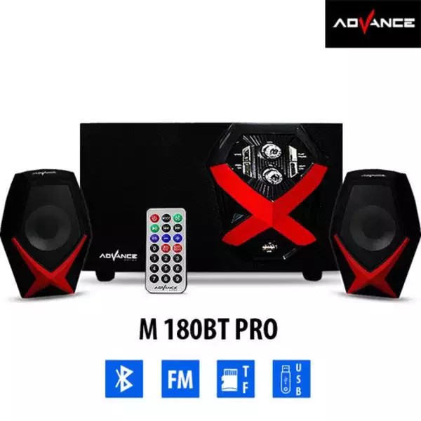 SPEAKER BLUETOOTH SUBWOOFER BASS ADVANCE M 180BT  PRO