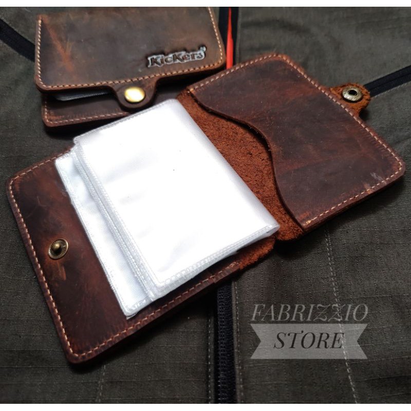 dompet kartu kulit asli|card holder kulit