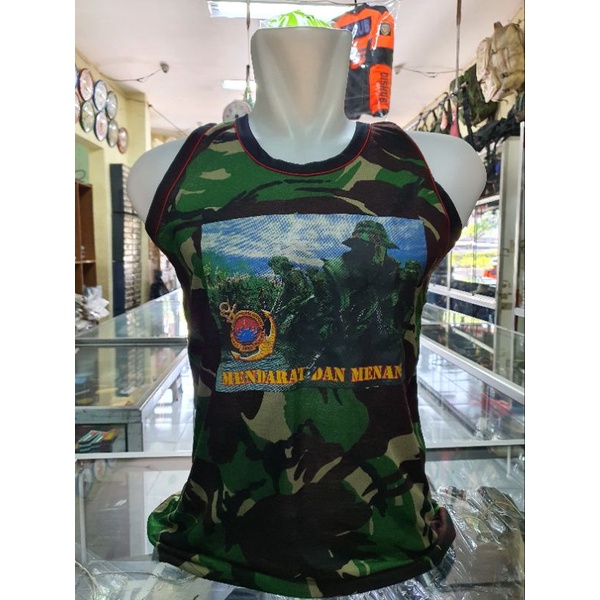 kaos singlet Loreng Marinir | singlet Marinir | singlet tentara | Singlet Marinir