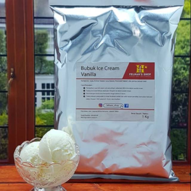 

1kg Bubuk Ice Cream - Vanilla