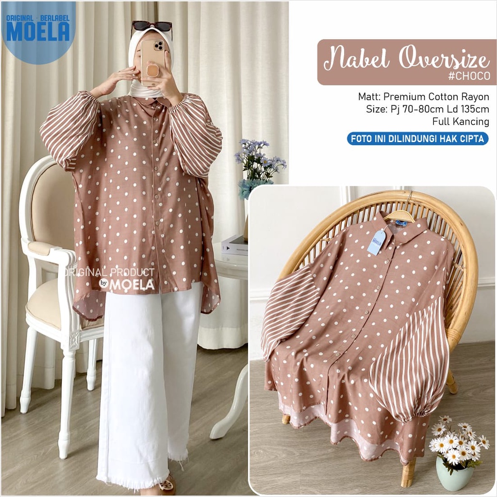 realpict OVIS mustard by MOELA oversize ld 135 premium rayon berkerah casual daily PLAMY indian nabe