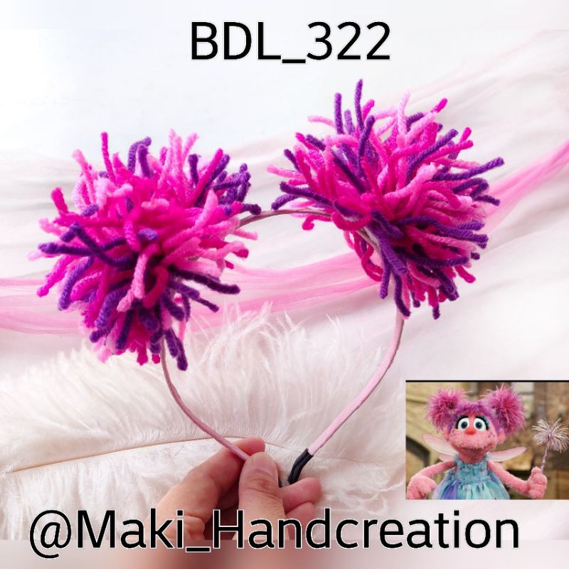 BANDO KARAKTER ABBY CADABBRY SESAME STREET