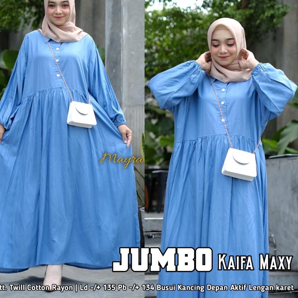 {PH.27Jn22н} GAMIS JUBAH JUMBO XXXXXL (5L) LD 140 TOYOBO PB 140 CM - BERAT BADAN 105 KG PUN MASUK 13