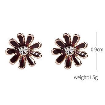 Anting Tusuk Lapis Emas Desain Pita / Kucing / Bunga Hias zircon / Mutiara Untuk Wanita