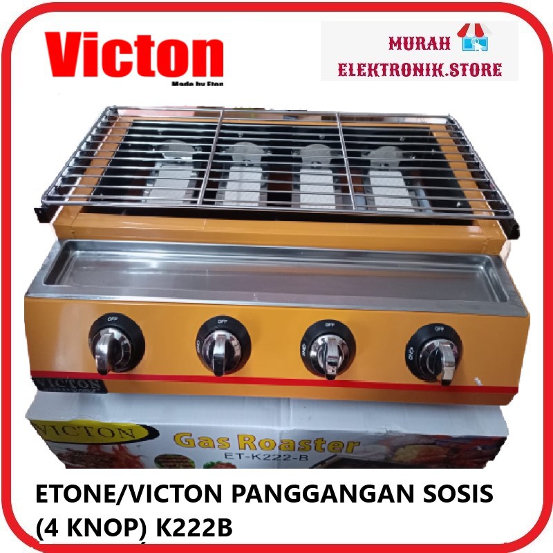 ALAT PEMANGGANG GETRA ETK222/ ETK-222 / ET-K222 [BURNER BBQ / 4 TUNGKU] (GARANSI RESMI)