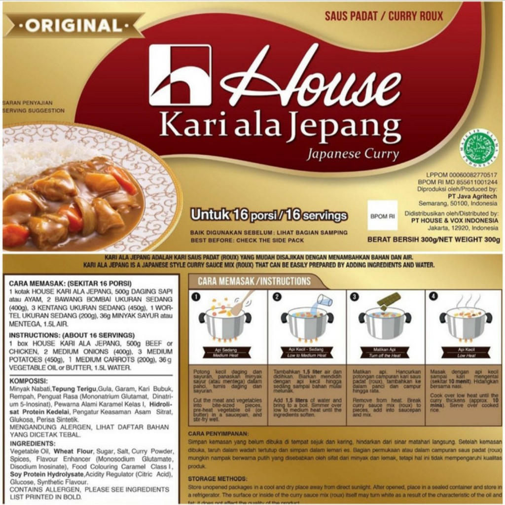 House Kari Ala Jepang HALAL 300gr