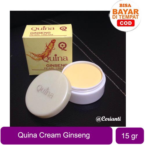 [BPOM] QUINA GINSENG PEARL CREAM 15GR KRIM PEMUTIH