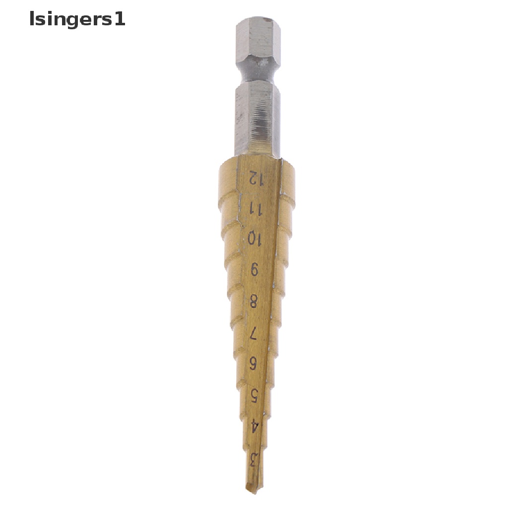 (lsingers1) Mata Bor Pagoda Hex 3-12mm Bahan Metal