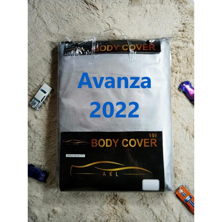 All New Avanza, Avanza 2022 Silver Coating Body Cover Mobil/Sarung Mobil