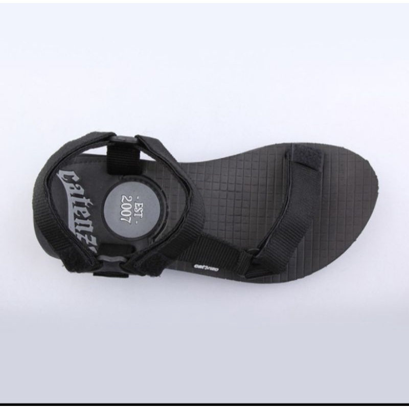 Sandal Slide Gunung Pria CZ-7 Hitam Tracking Sendal Karet Remaja Hangout Traveling 38-43 Murah