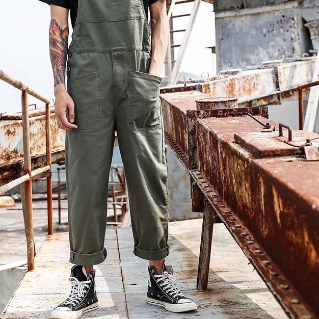 OVERALL RETRO AMERICAN DRILL PRIA WANITA