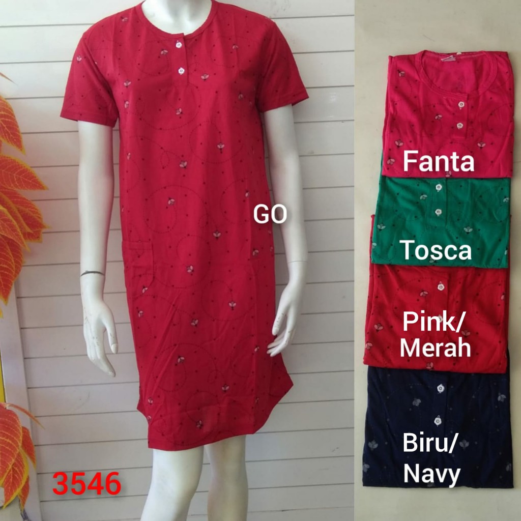 gof B DASTER BOBO STANDART Pakaian Wanita Casual Santai Motif Busui Baju Tidur