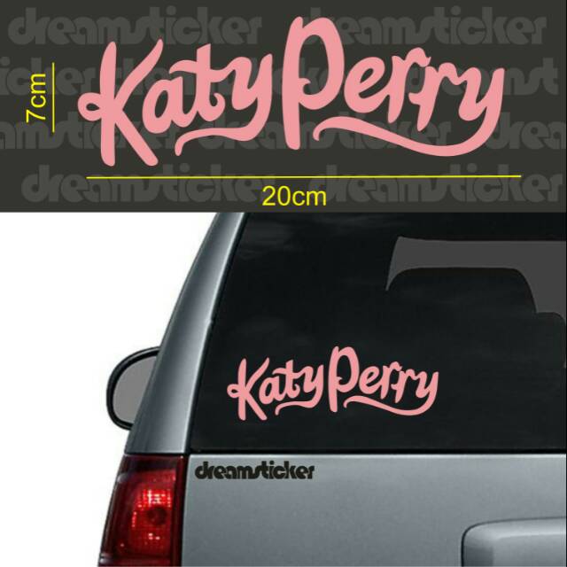 

Sticker Stiker Musik Band Katy Perry