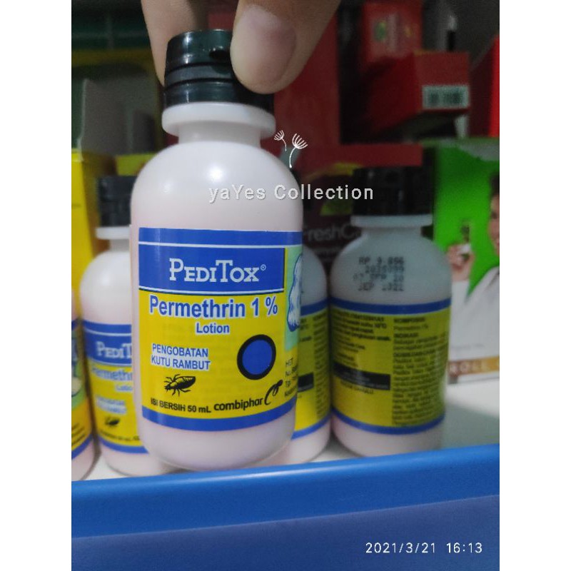 Peditox Obat Pembasmi Kutu Rambut 50 ml Botol Cair Basmi Pengobatan Hair