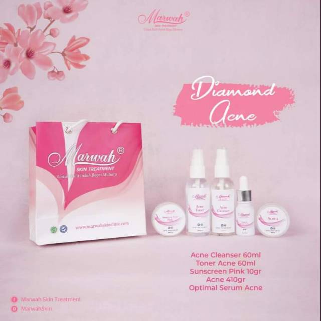 Marwah Skincare Paket Diamond Acne