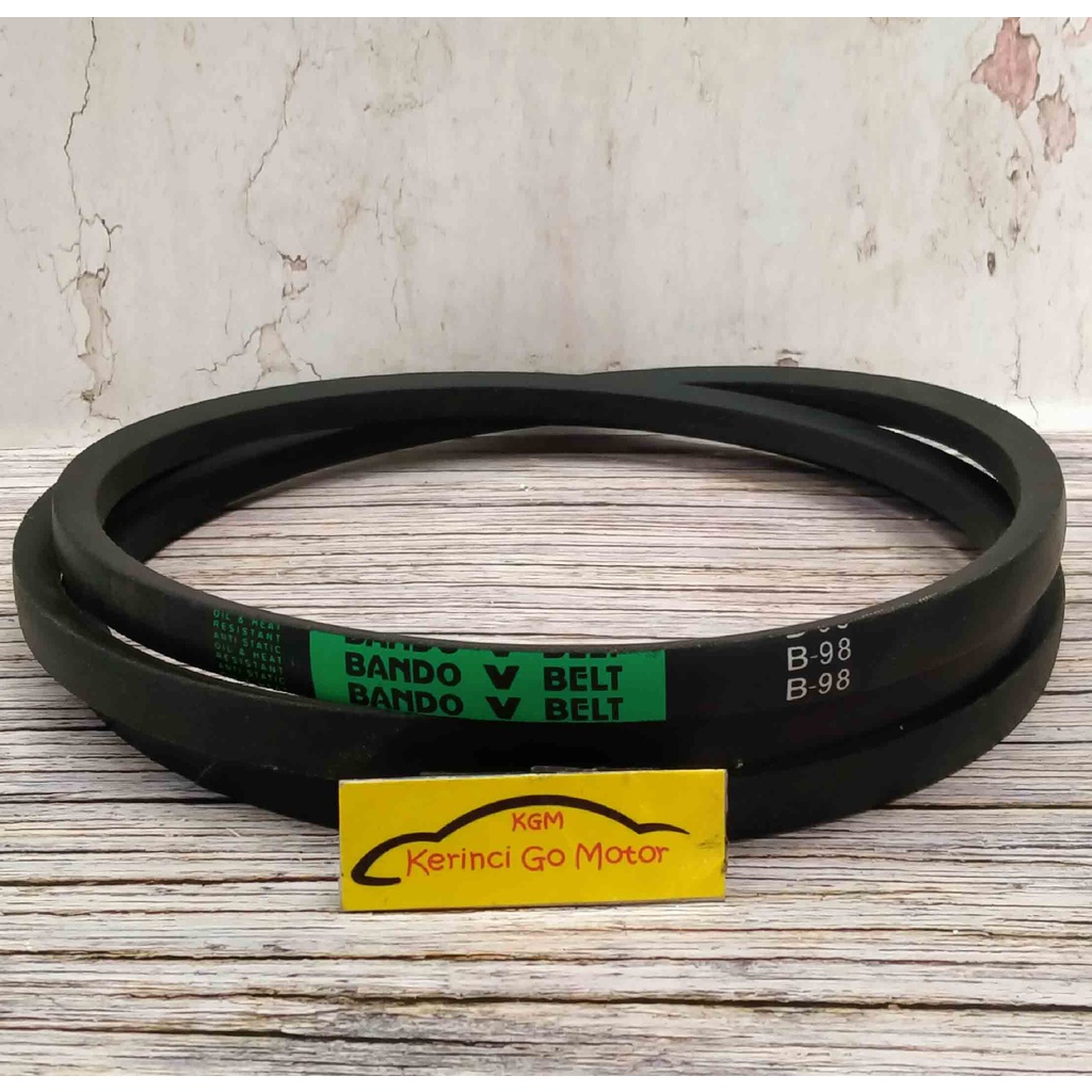 BANDO VAN BELT B-98 V BELT TALI KIPAS B98 FAN BELT VANBELT POLOS B-98