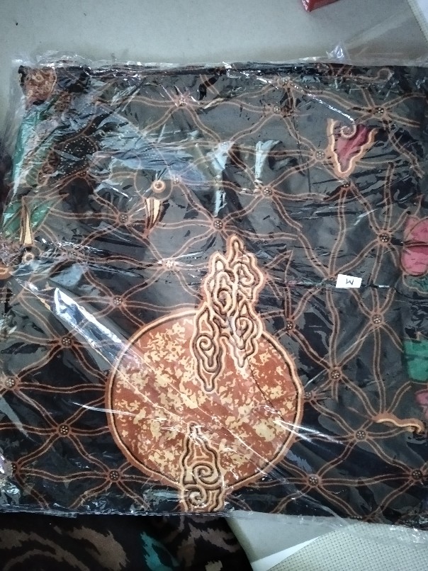 Batik Couple Keluarga Sania Ruffle Ori Ndoro Jowi Dnt Motif Gunungan Abang