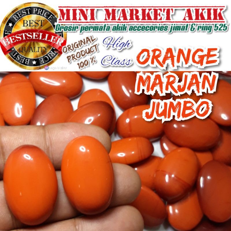 Batu akik marjan jumbo