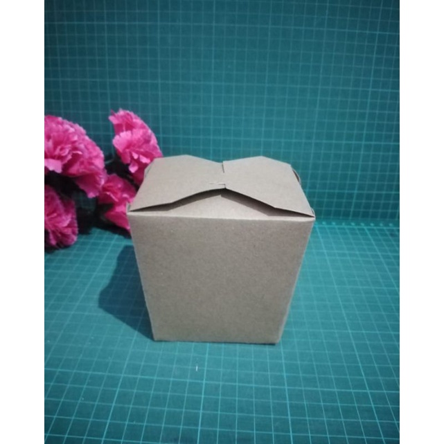 Food Pail Tinggi/ Rice Box Laminasi anti minyak / anti bocor / ayam geprek/teriyaki/chicken katsu