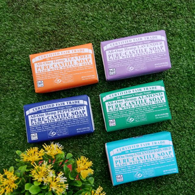 

Dr Bronner Soap Bar 140gr