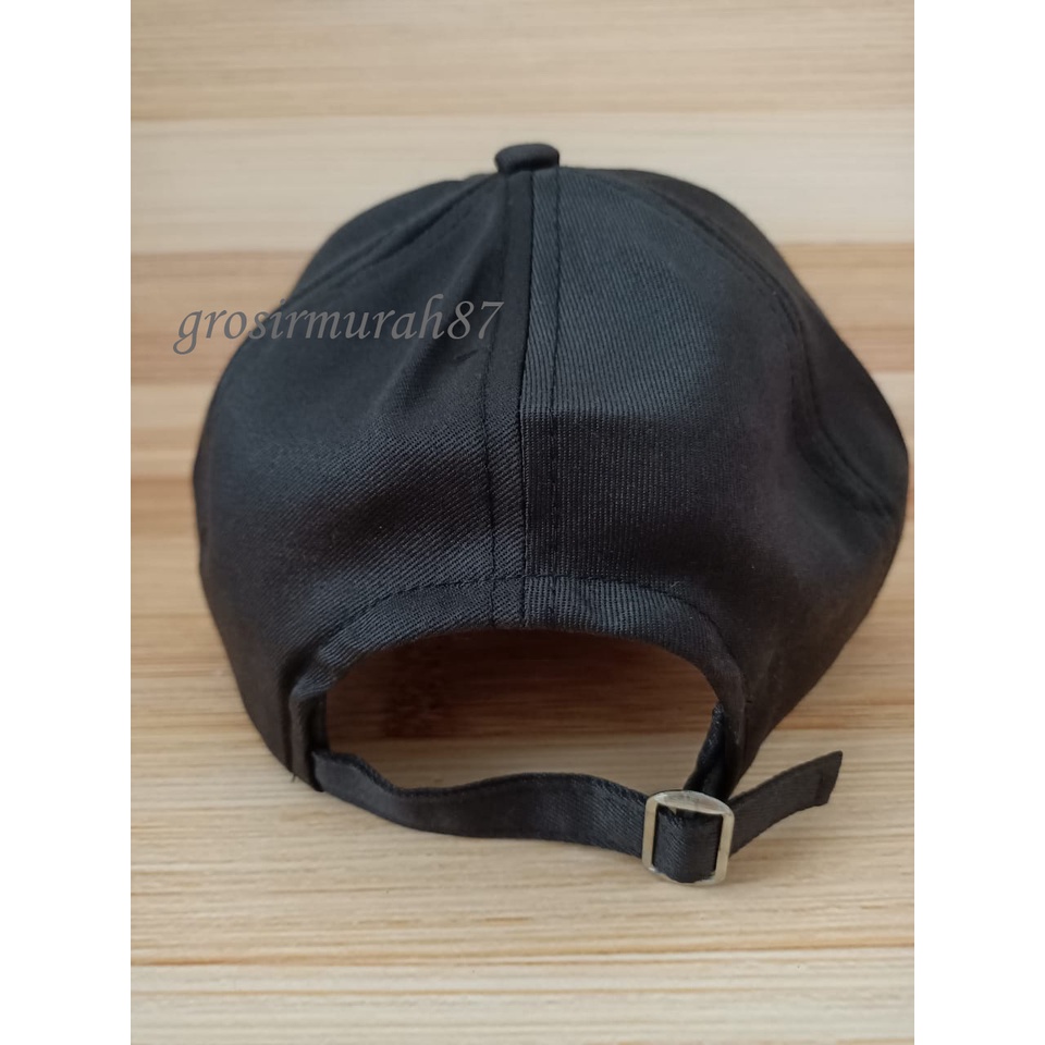 topi baseball murah termurah ring besi distro bahan twill bordir logo ready stok