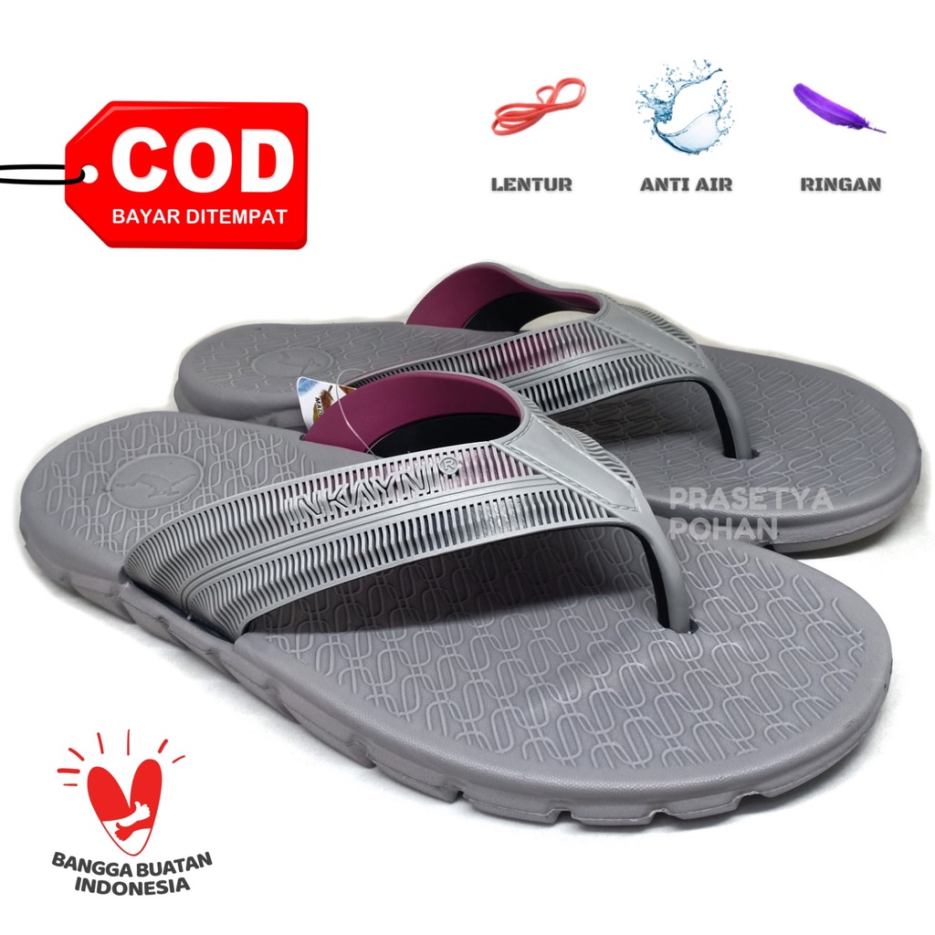 Sandal Pria Anti Air dan Ringan 4 Warna - Sendal Jepit Pria 4 Warna