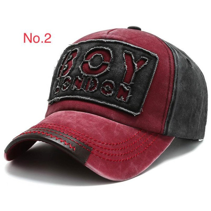 Topi Pria Topi Distro Baseball Cap Pria Dewasa import Topi BOY LONDON Original - NO 2(U9D8) Topi Pri