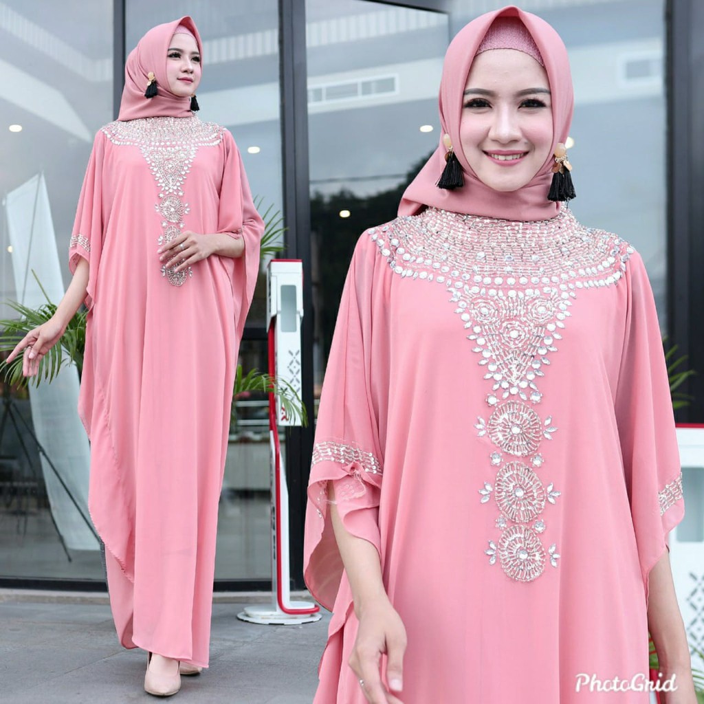 HOPYLOVY - Kaftan Wanita Payet Terbaru Maharani