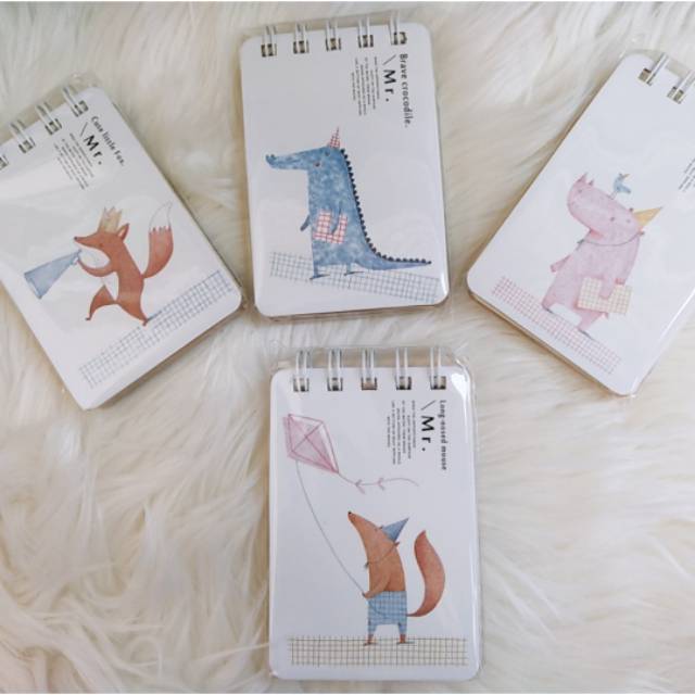 Mini Animals Notebook