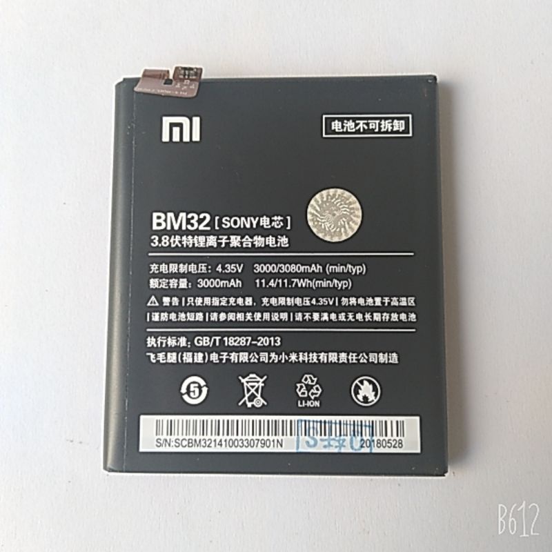 BATTERY BATERAI BATRE HP XIAOMI Mi4 MI 4 LTE BM-32 BATRAI BATU XIOMI BM32 ORIGINAL