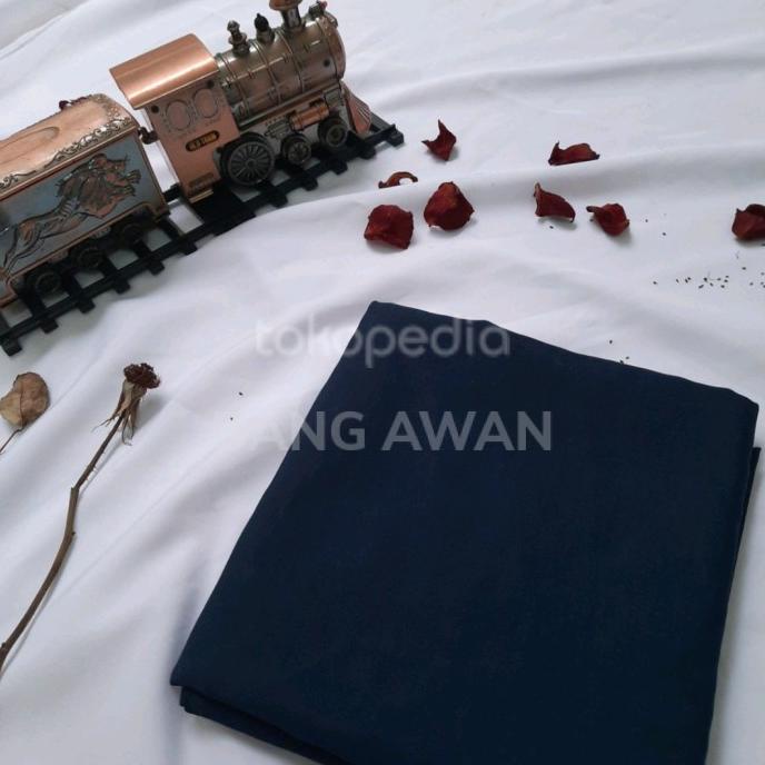 JILBAB SEKOLAH SMP SEGI EMPAT WARNA BIRU NAVY