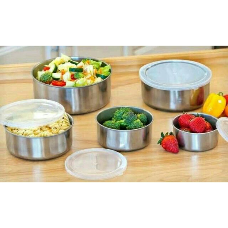 Rantang Beranak / Tempat Sayur Makanan Set 5 pcs