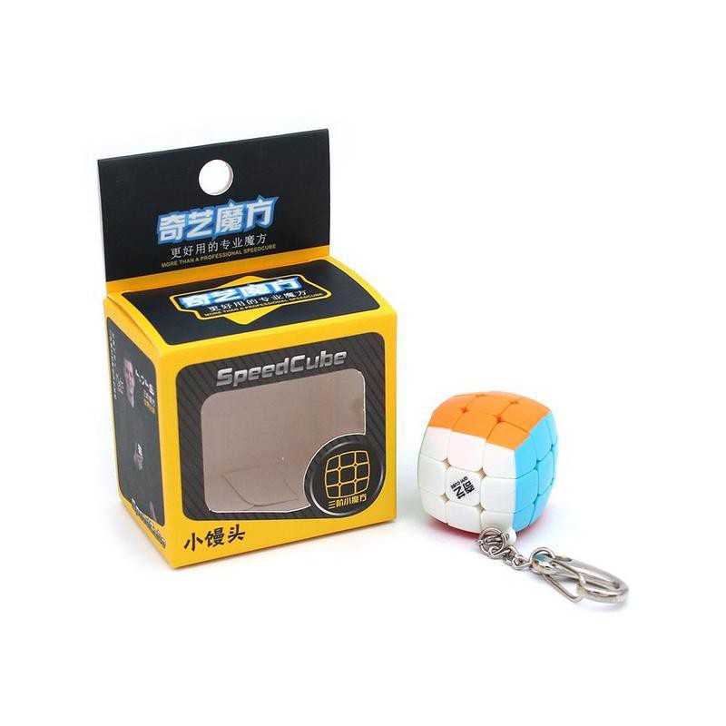 Gantungan Kunci Puzzle Kubus Teka Teki 3x3 Pillow Qiyi - Key Chain Puzzle Kubus Teka Teki Qiyi