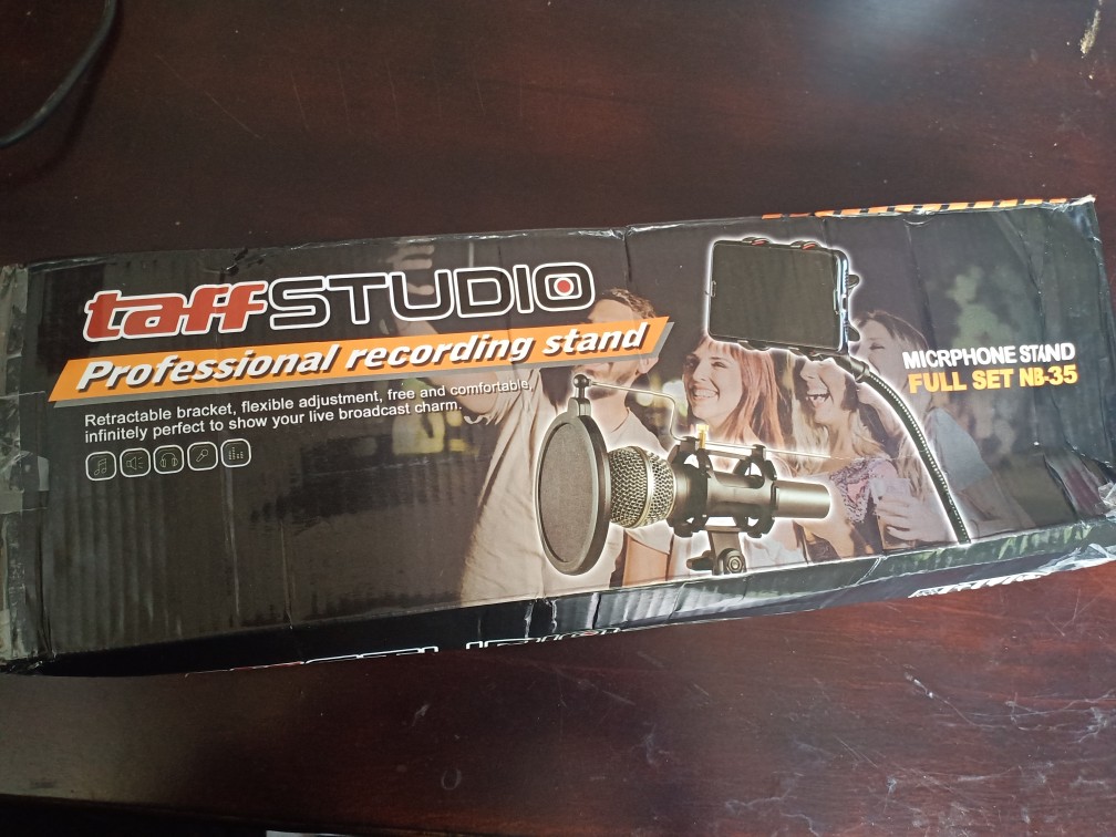 Condenser Microphone Stand Holder 360 Lazypod Clamp Professional Set - Nb-35