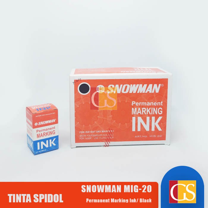 

Tinta Spidol Snowman Permanent MIG-20