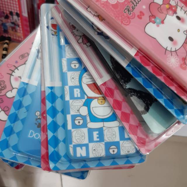 JELLY CASE+TEMPERED GLASS KARAKTER_OPPO A57/A7/A5S/A1K