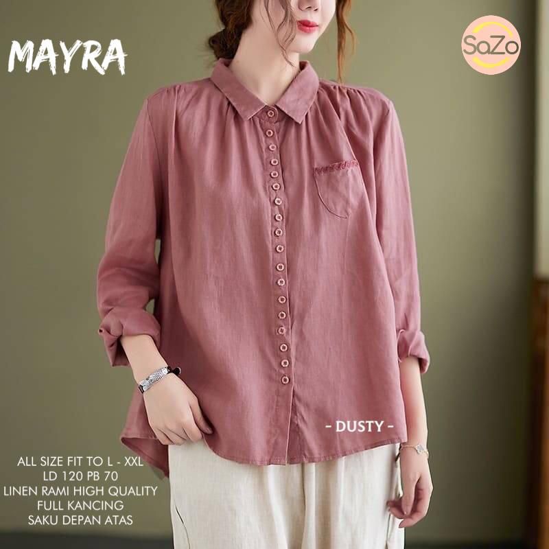 MAYRA BLOUSE BAJU WANITA TERBARU BY ZASO