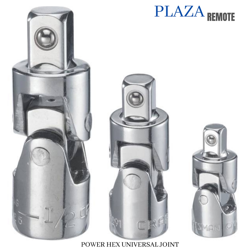 KONEKTOR SAMBUNGAN JOINT SOCKET UNIVERSAL 1/4 3/8 1/2 ADAPTER
