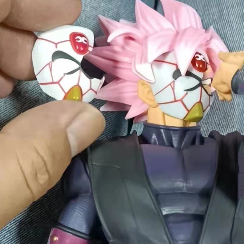 Action Figure Anime Dragon Ball Super Saiyan ROSE Bahan PVC