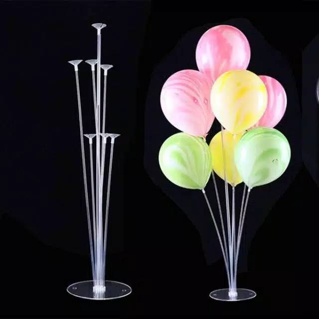 Stand meja stik balon berdiri 1 bks isi 7 biji stik