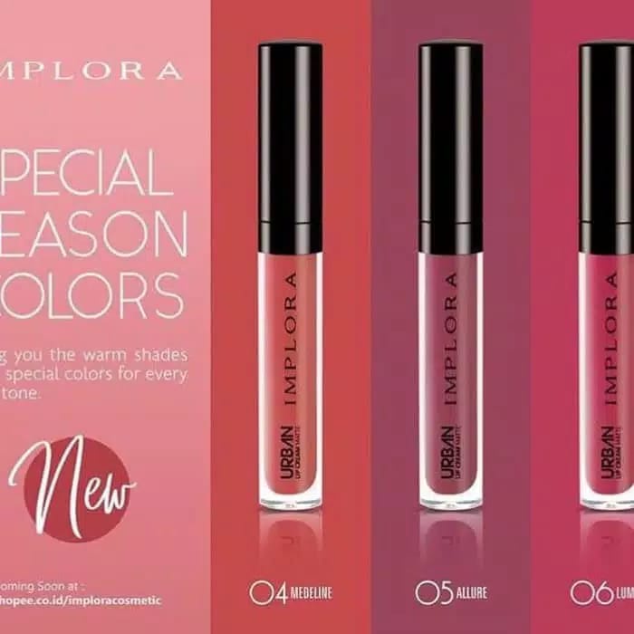 IMPLORA Urban Lip Cream Matte Original BPOM - Lipcream Surabaya-3
