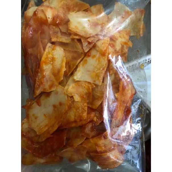 

Keripik sanjai pedas manis