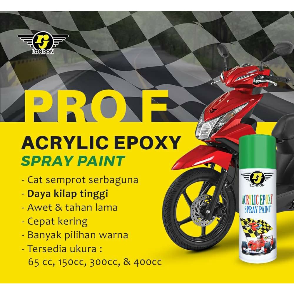 300ml pilok pilox  metalik metalic CTM yamaha red MERAH  rj london CAT SEMPROT SPRAY PAINT