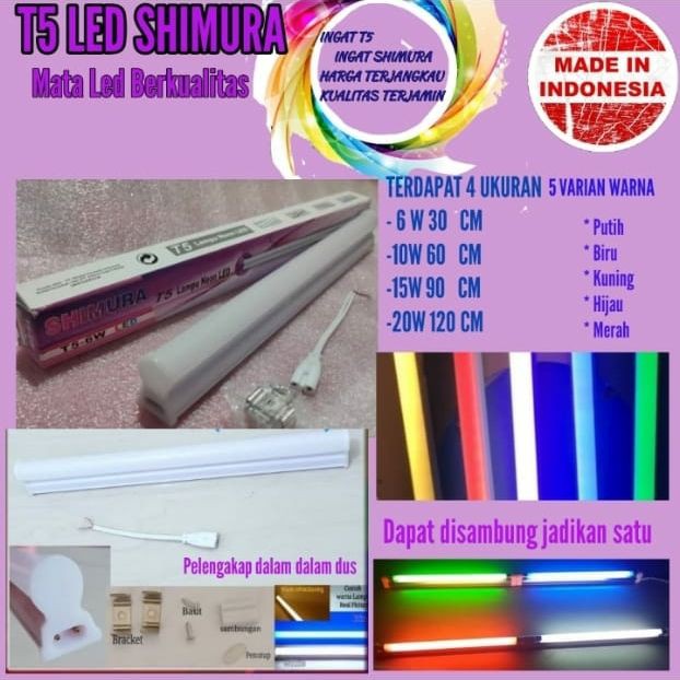 Shimura T5 Lampu LED 15W - Putih