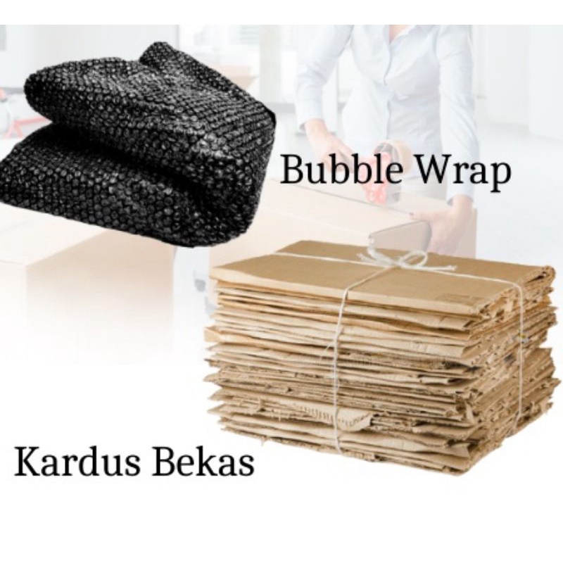 

PACKING TAMBAHAN KARDUS + BUBLE + LAKBAN