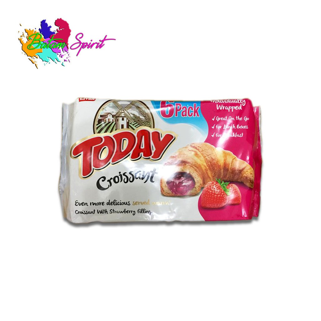 

ELVAN TODAY 45G*6BAG CROISSANT STRAWBERY